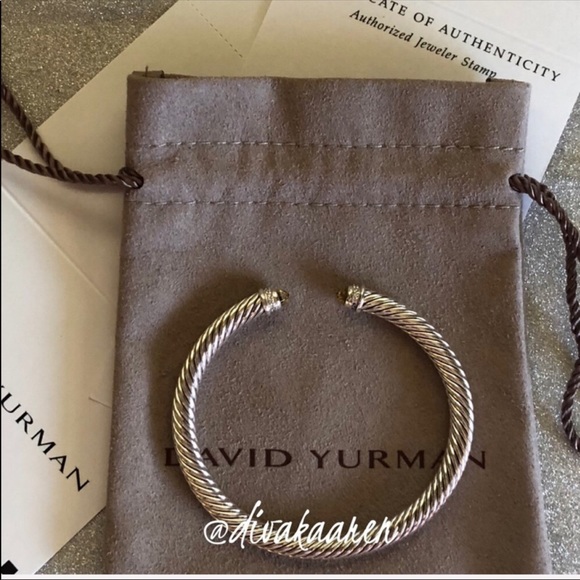 🔺SOLD🔺DavidYurman Lemon Citrine Diamond Bracelet - Picture 3 of 8